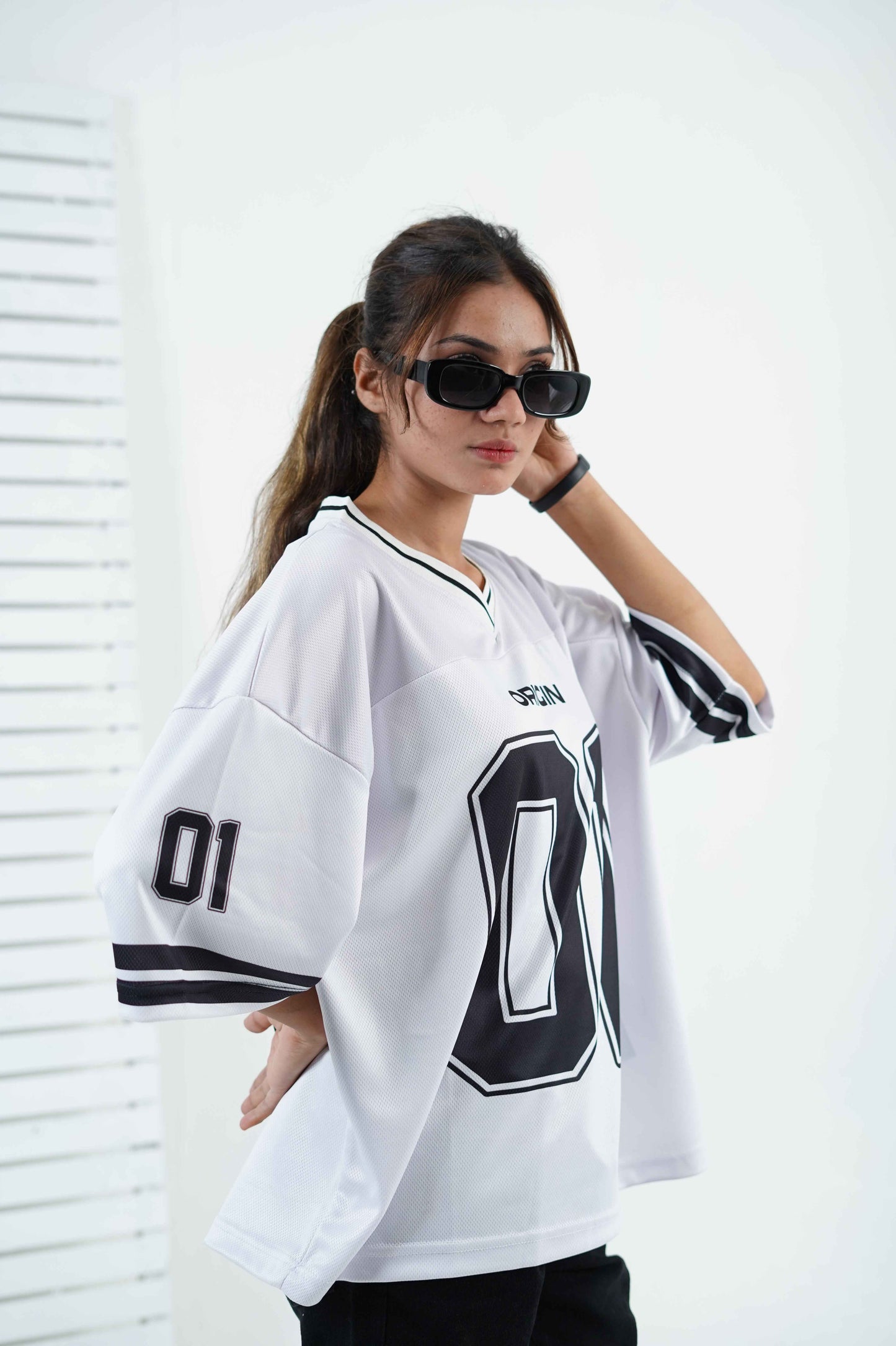 White Baseball Jersey