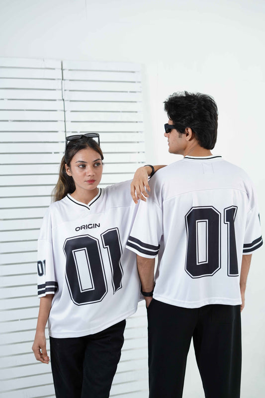 White Baseball Jersey